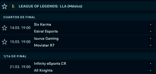 Cuartos de final LLA 2023